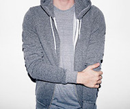American Apparel Salt and Pepper Hoodie
