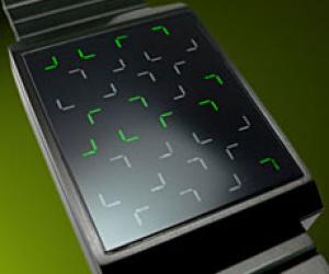 Abstract LED Wristwatch