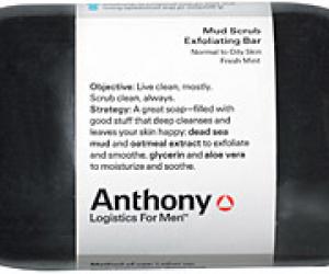 Anthony Logistics Mud Scrub Exfoliating Bar