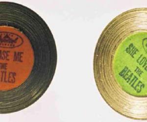 Beatles Gold Record Cufflinks