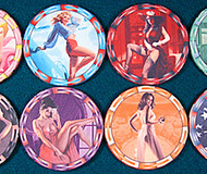 American Beauties Poker Chips