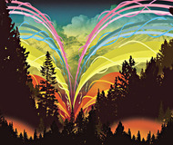 Beautiful Falling Remixed Print