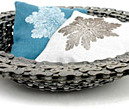 Recycled Bicycle Chain Bowl