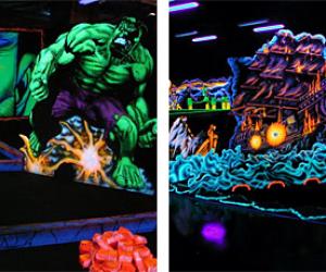 Black Light Mini Golf