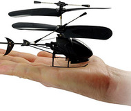 Black Stealth 3-Channel R/C Helicopter