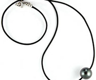 Black Tahitian Pearl Necklace