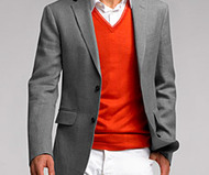 BR Monogram Cashmere/Linen Blazer
