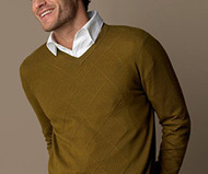 Banana Republic Stitched Argyle Sweater