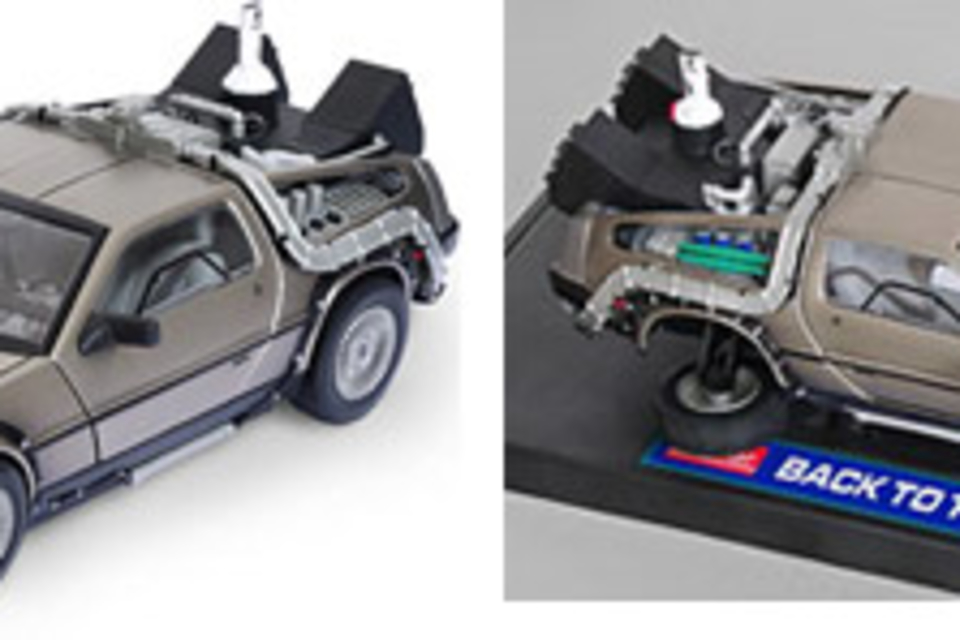 Back to the Future Die-Cast DeLorean Back to the Future Die-Cast DeLorean