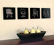 Chaise Wall Decor