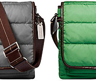 Coach Quilted Nylon Map Bag