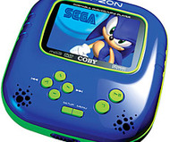 Coby V-Zon Portable DVD Player with Sega games