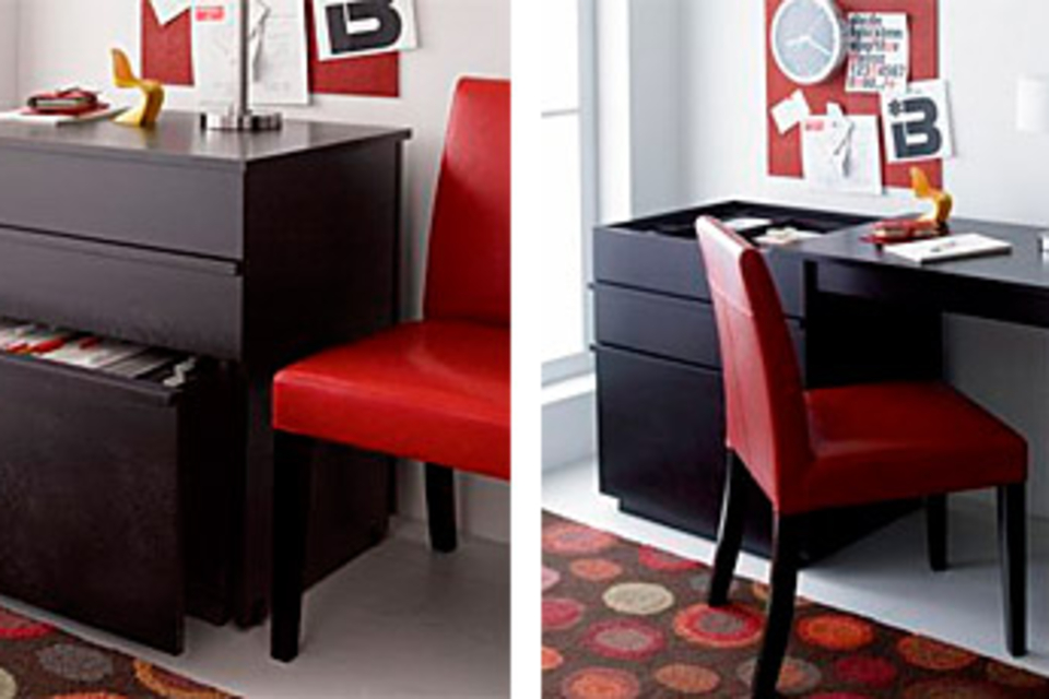 Convertible Compact Desk Convertible Compact Desk