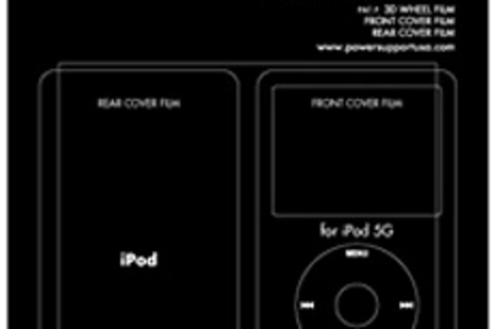 Power Support Crystal Film Set for iPod 5G Power Support Crystal Film Set for iPod 5G