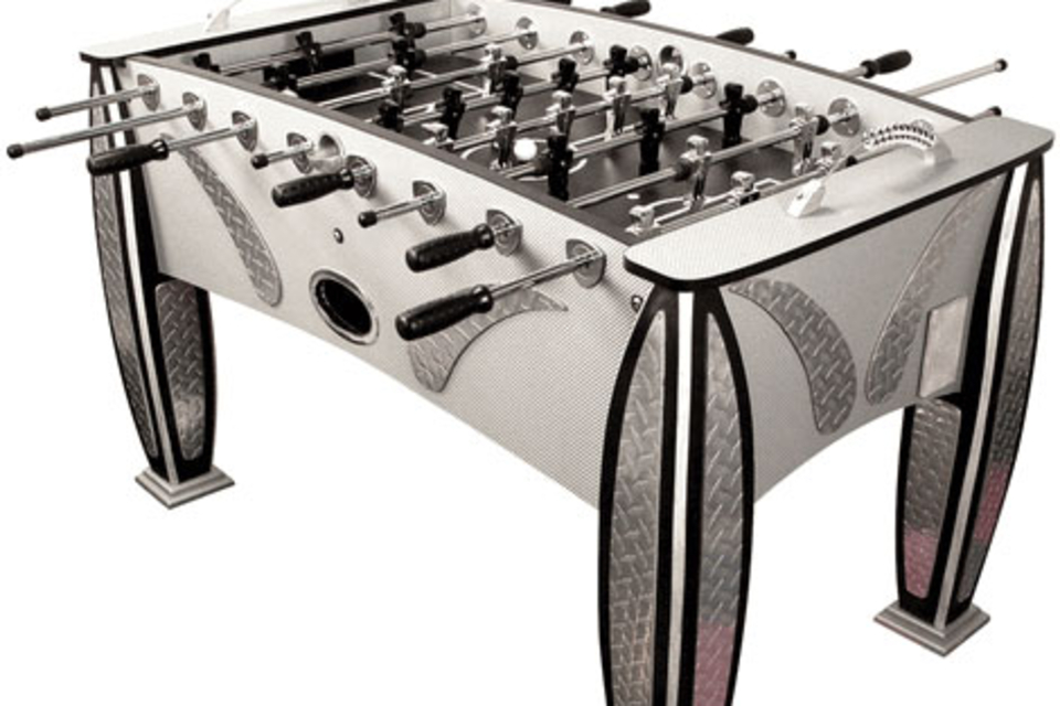 Diamond Plate Foosball Table Diamond Plate Foosball Table