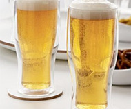 Double-Walled Beer Glasses