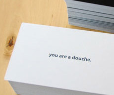 The Douche Card