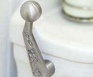 Downshift Toilet Flusher Handle