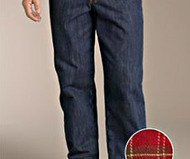 Eddie Bauer Flannel-Lined Jeans