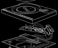 Exploded Turntable T-Shirt