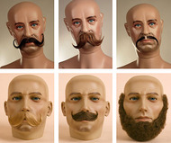 Fake Moustaches & Beards