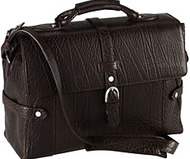 Salvatore Ferragamo Textured Leather Briefcase