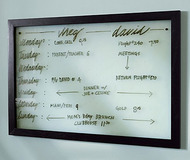 Framed Frosted Glass