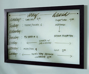 Framed Frosted Glass