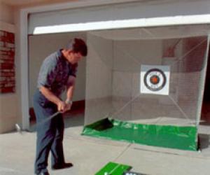 Garage Door Golf Practice Net