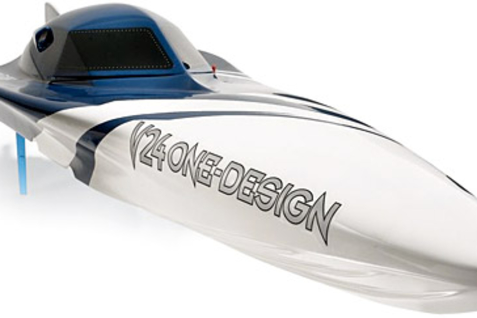 Gas-Powered Remote Controlled Speedboat Gas-Powered Remote Controlled Speedboat
