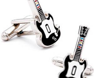 Guitar Hero Cuff Links