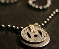 Hanger 3 Subway Token Necklaces
