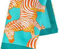 Hermes Silk Pocket Square