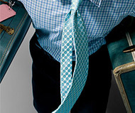 Hugo Boss Turquoise Silk Tie