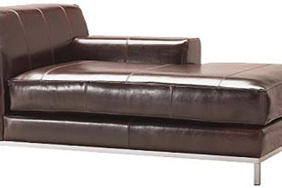 IKEA Kramfors Right-Hand Leather Chaise IKEA Kramfors Right-Hand Leather Chaise
