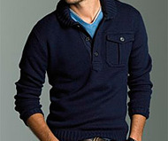 J.Crew Merino Shawl-Collar Sweater