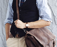 J.Crew Washed Chalkstripe Vest