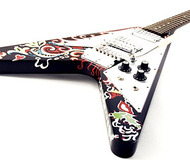 Jimi Hendrix Psychedelic Flying V