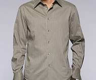 John Varvatos Mini Ombre Stripe Shirt