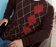 JWN Argyle Cashmere Sweater