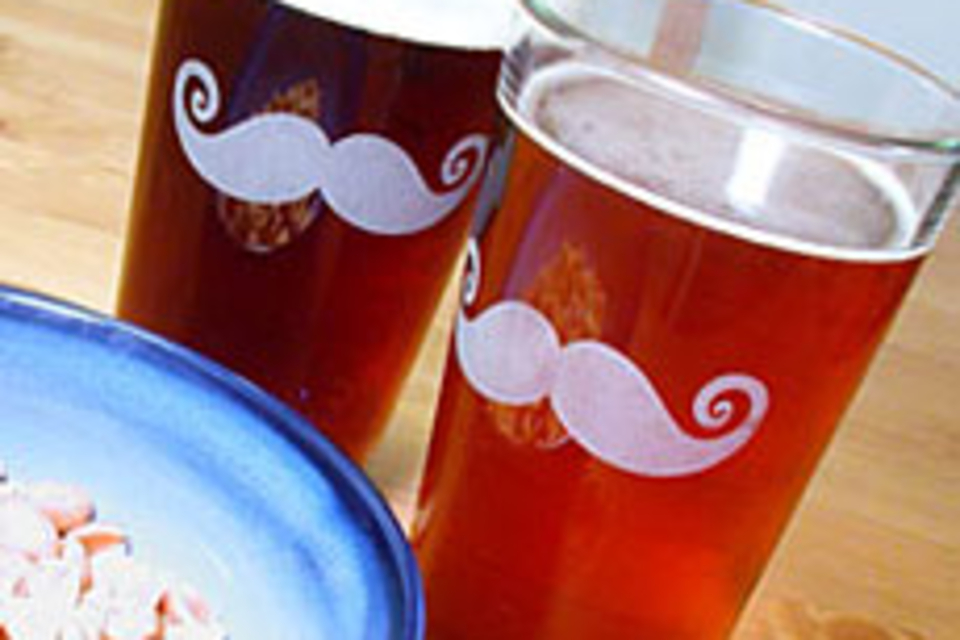 Mustache Pint Glass Mustache Pint Glass