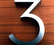 Neutraface House Numbers