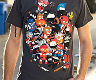 Ninjas vs Luchadores T-Shirt