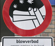 Amsterdam No Toking Sign