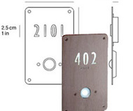Illuminated Doorbell & House Numbers