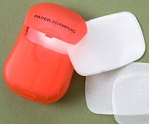 Dissolving Paper Shampoo