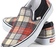 Plaid Vans Slip-Ons By Pendleton