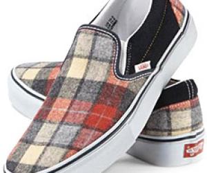 Plaid Vans Slip-Ons By Pendleton