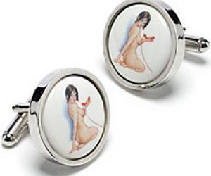 Pin-up Girl Cufflinks