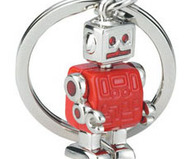 Red Robot Keyring